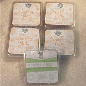 PartyLite Scent Plus Melts Collection - these are older. (5) different scents